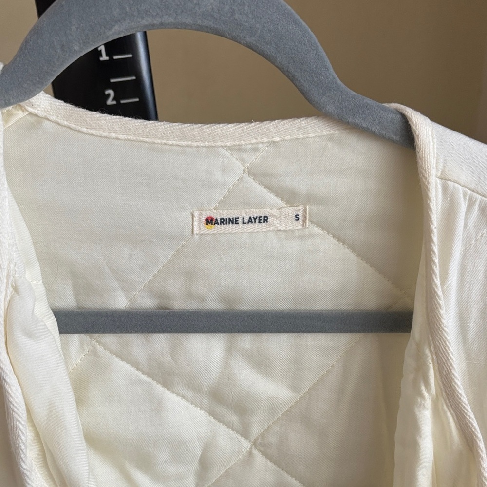 Marine Layer Light Yellow Quilted Utility Jacket - Picture 2 of 3